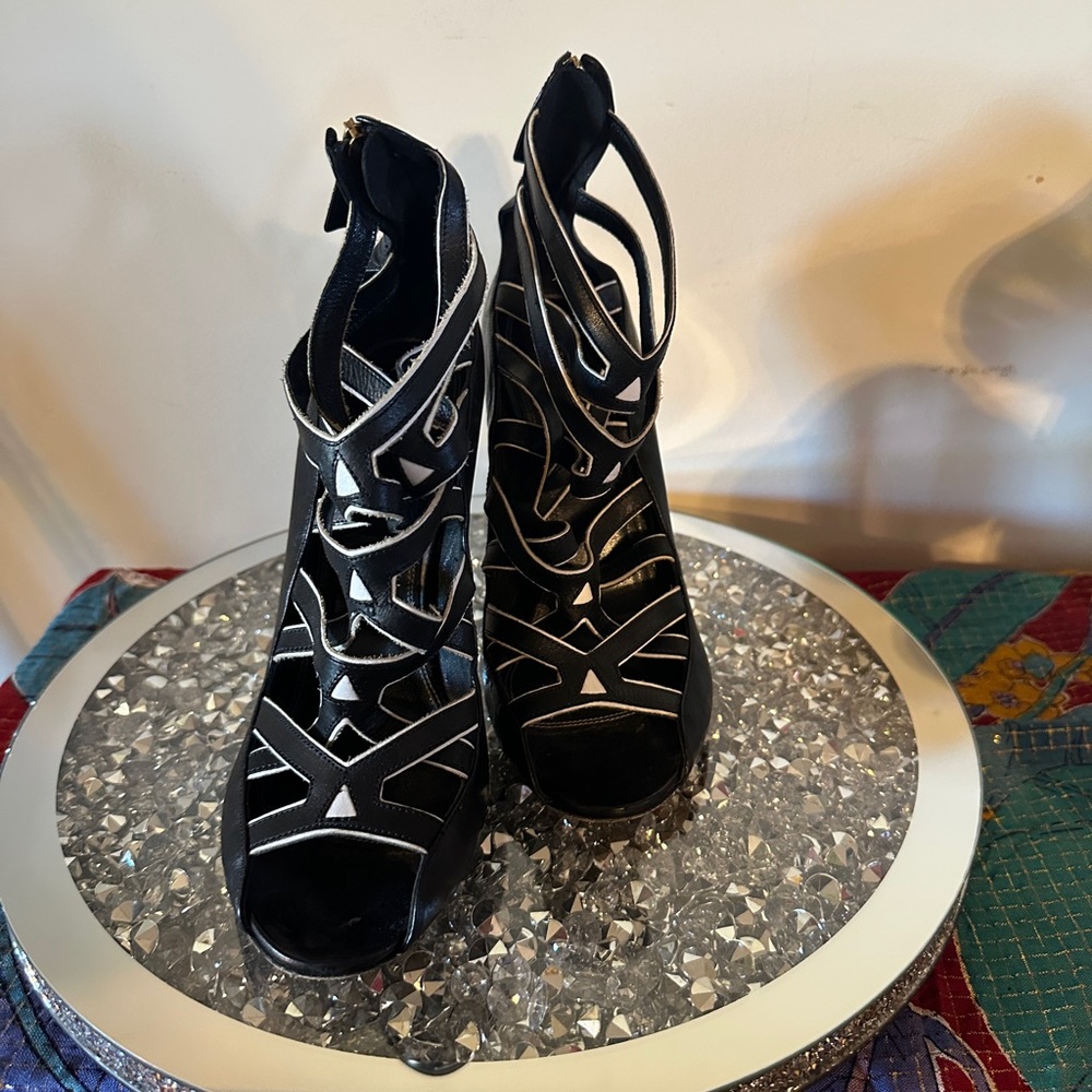 Derek Lam stiletto sandals.